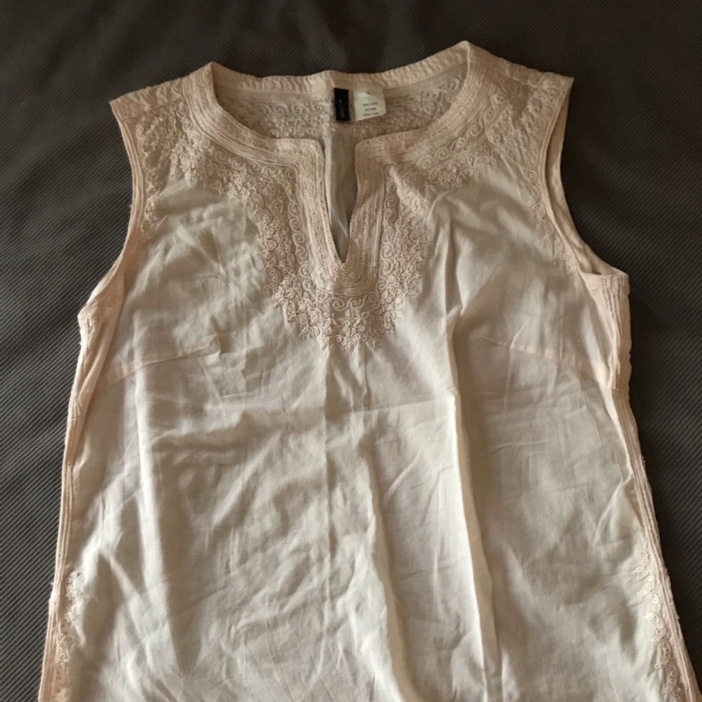 J crew peach blouse